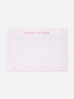 Agenda Mensal A4 Padrão Coração