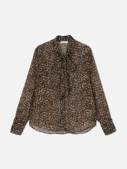 Blusa Botões Laçada