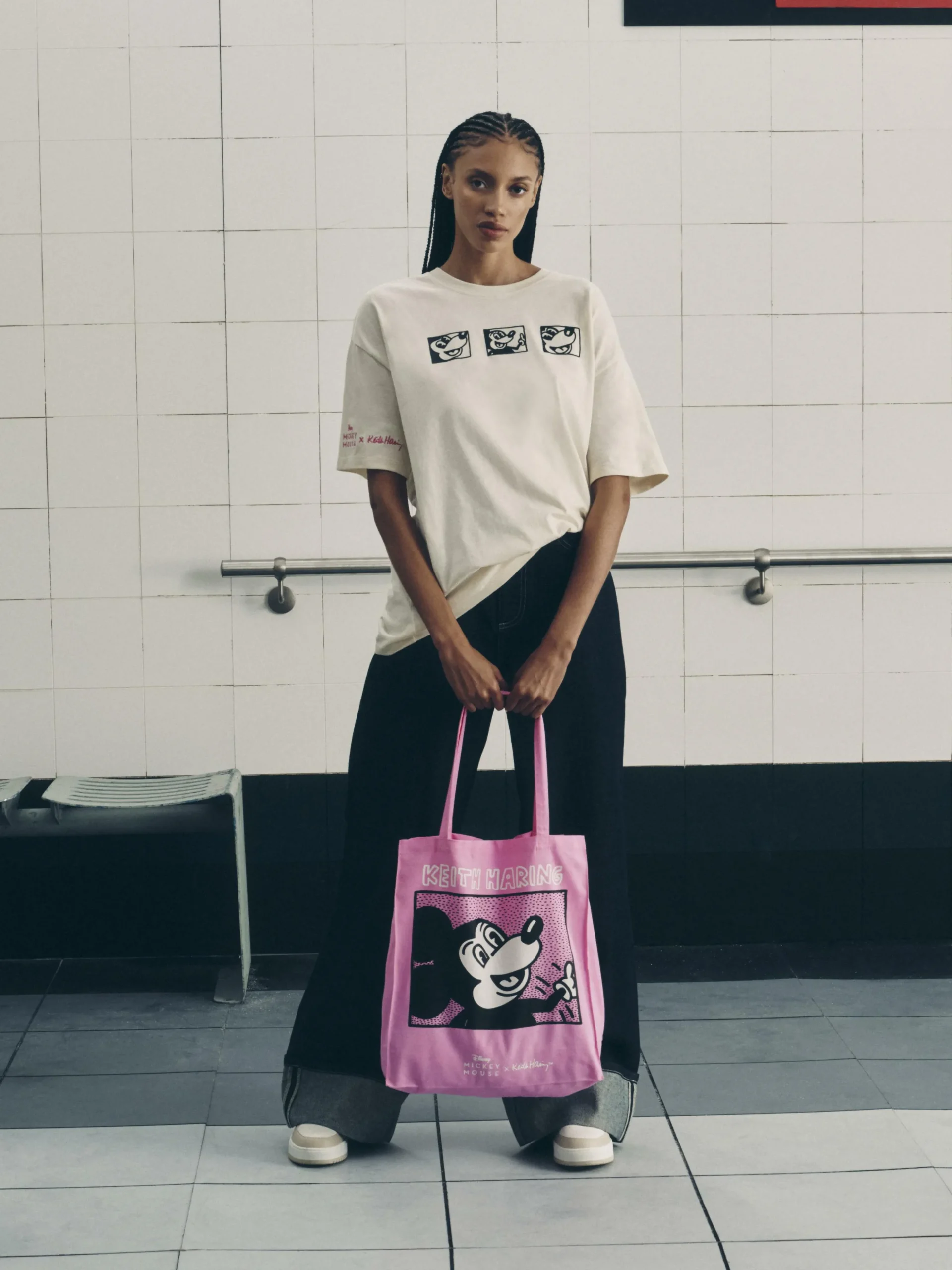 Bolsa Tote Disney Mickey Mouse X Keith Haring