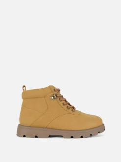 Botas Estilo Trabalho Fecho Correr