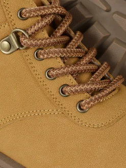 Botas Estilo Trabalho Fecho Correr