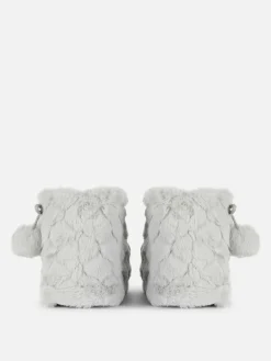 Botas Felpudas Pompons