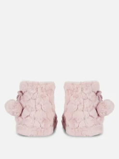 Botas Felpudas Pompons