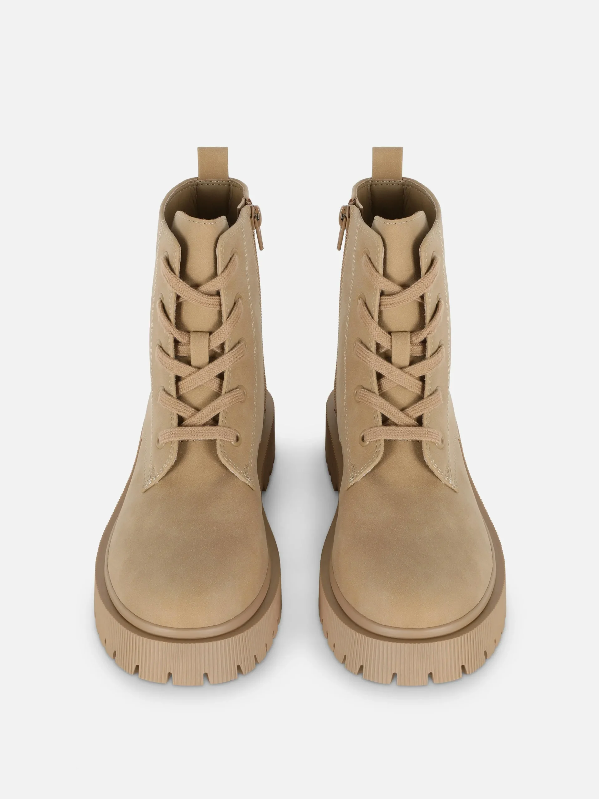 Botas Imitação Camurça Atacadores