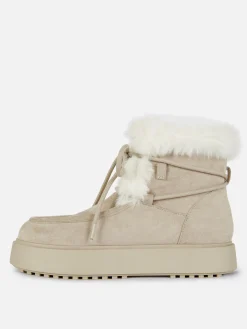 Botas Rebordo Imitação Pelo Rita Ora