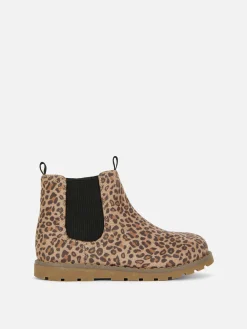 Botins Fecho Correr Leopardo