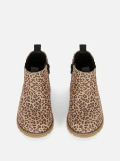 Botins Fecho Correr Leopardo