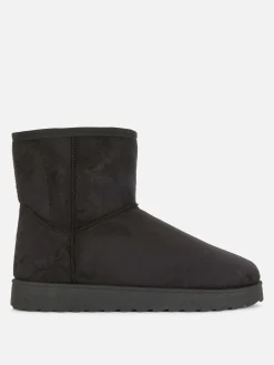 Botins Imitação Camurça