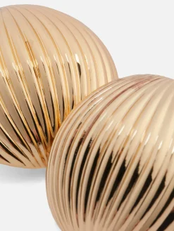 Brincos Pequenos Estriado Grande Rita Ora