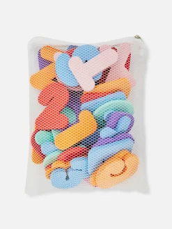 Brinquedos Banho Letras/números Espuma