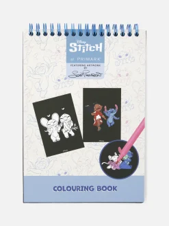 Caderno Colorir Veludo Disney Stitch