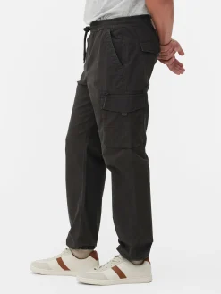 Calças Cargo C/ Punhos Corte Folgado