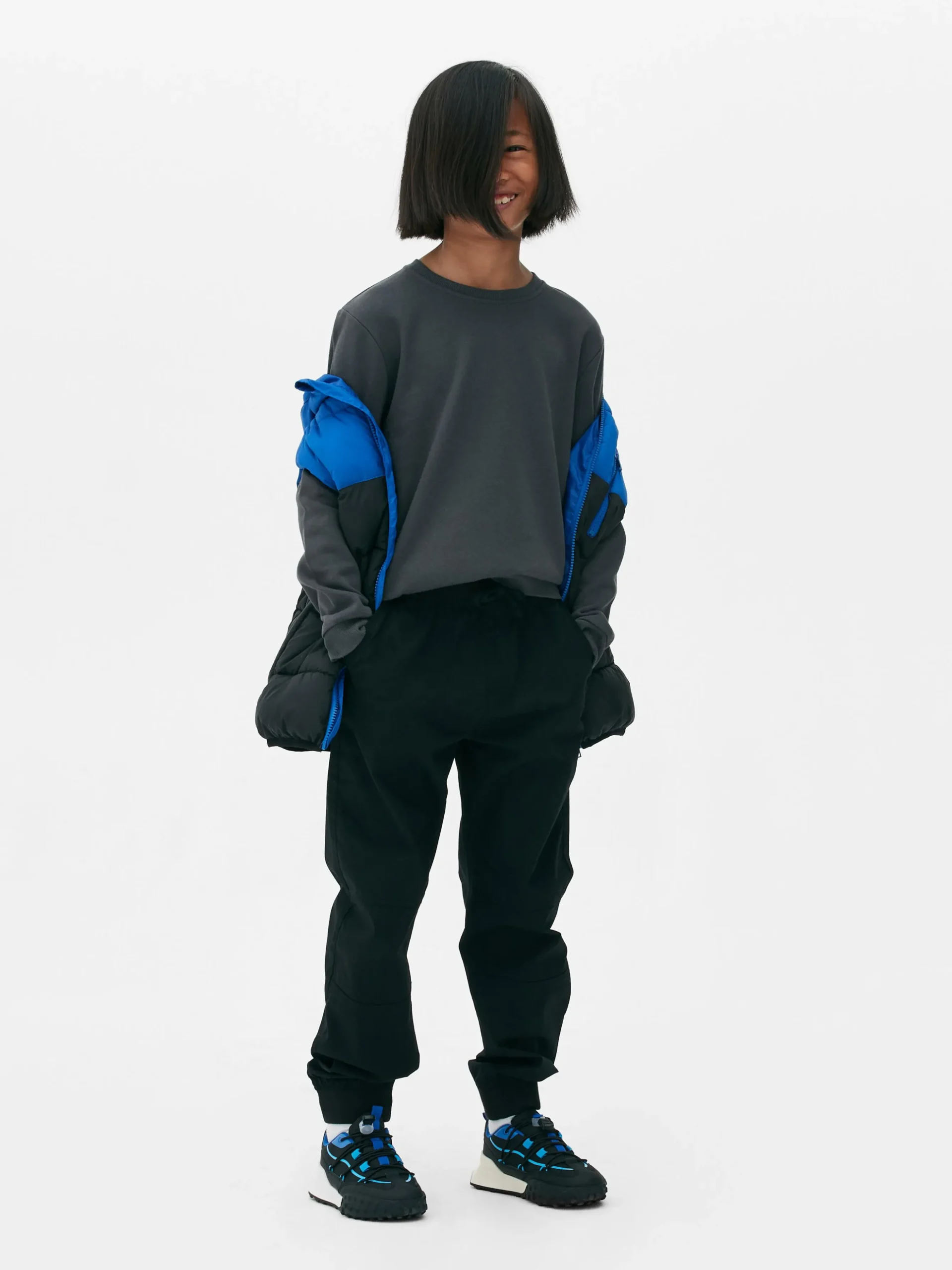 Calças De Treino Punho Popelina