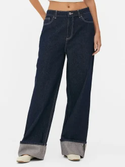 Calças Ganga Corte Largo C/ Dobra