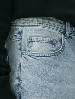 Calças Ganga Corte Perna Direita Folgada