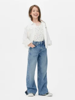 Calças Ganga Corte Perna Largo Rachas