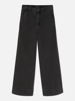 Calças Ganga Largas Elásticas