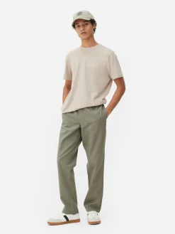 Calças Mistura Linho