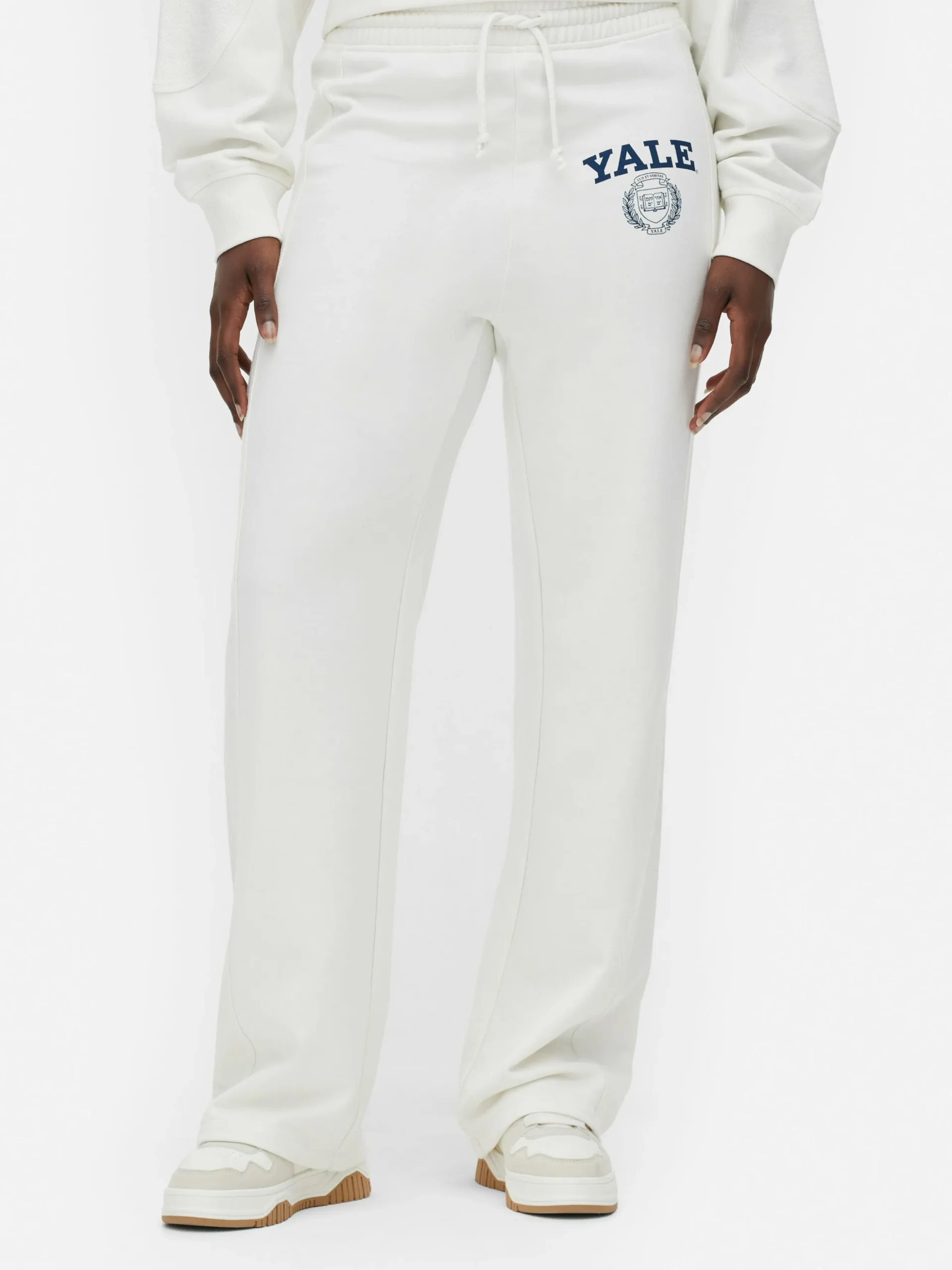 Calças Treino Conj. Coordenado Cordão Gráficas Yale