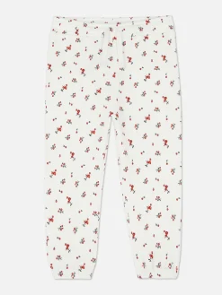 Calças Treino Conjunto Coordenado Punhos Cordão