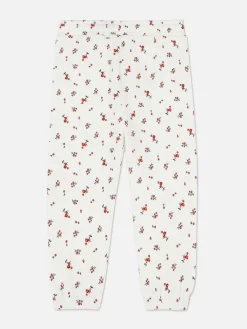 Calças Treino Conjunto Coordenado Punhos Cordão