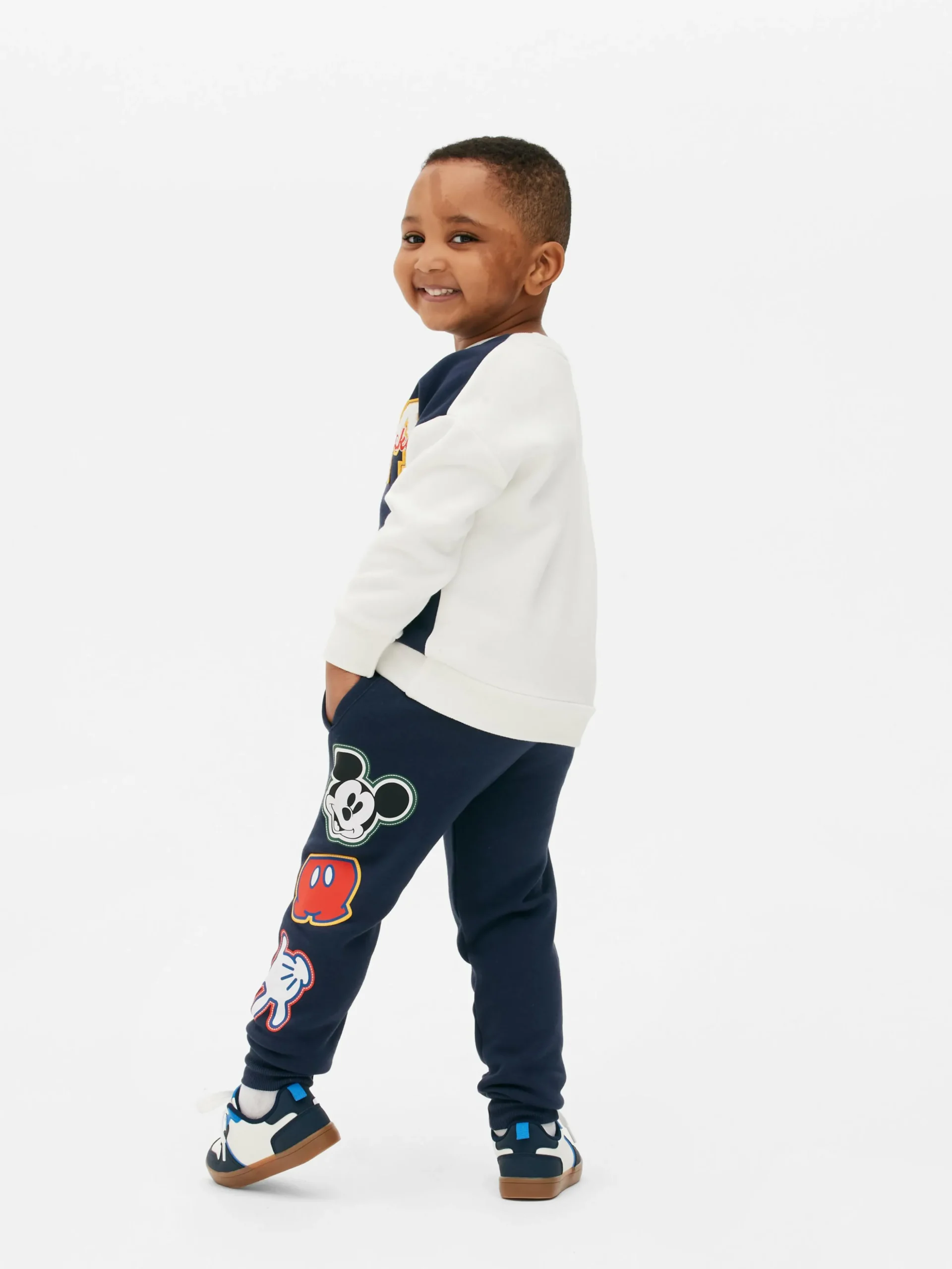 Calças Treino Cordão Disney Mickey