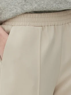 Calças Treino De Tecido Com Detalhes De Costura A Condizer