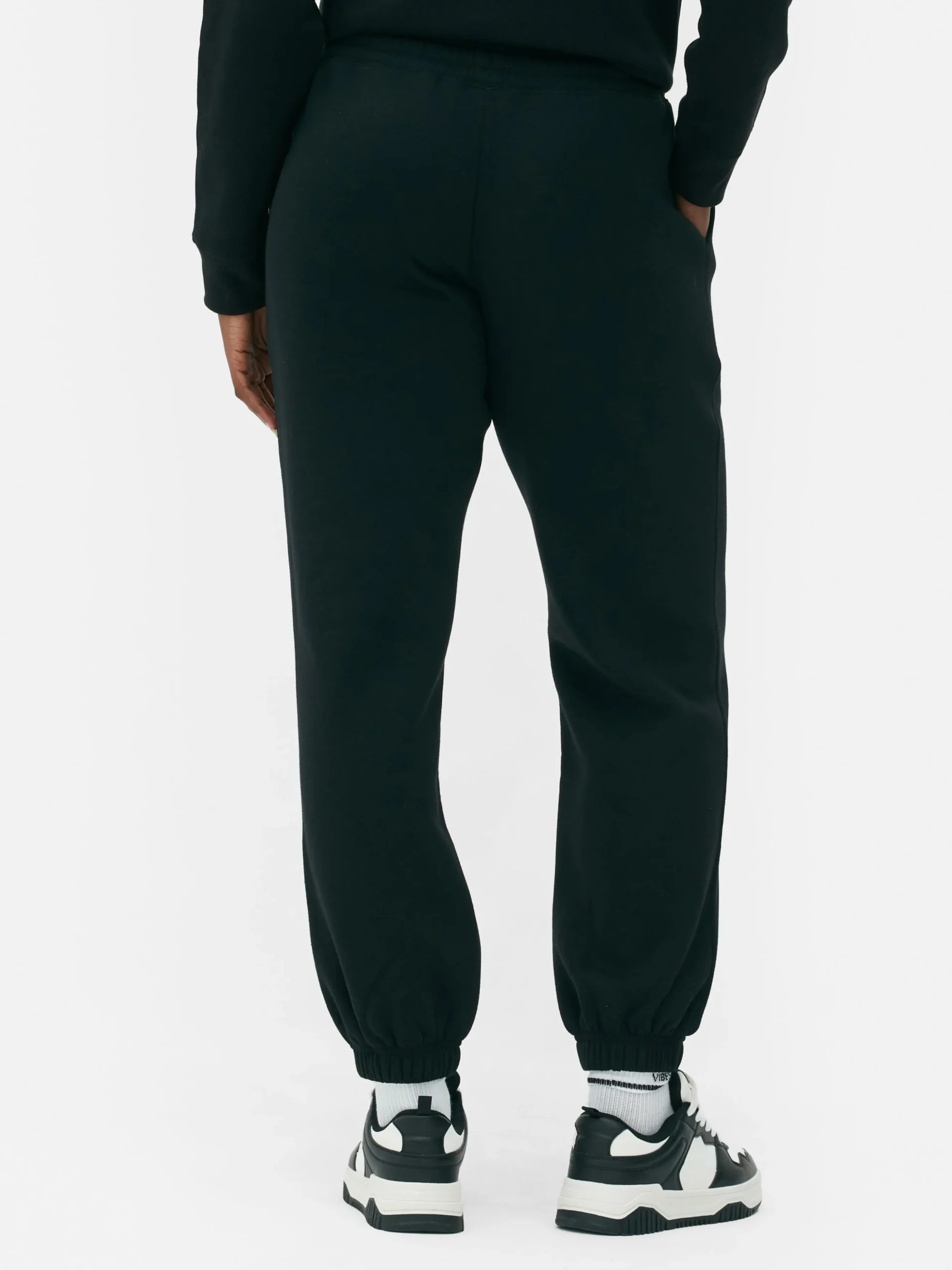 Calças Treino Punho Cordão