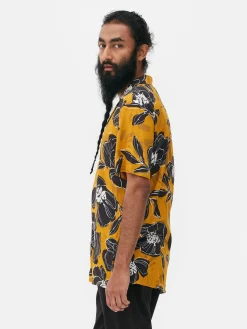 Camisa Manga Curta Estampado Floral