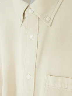 Camisa Sarja Algodão Manga Comprida