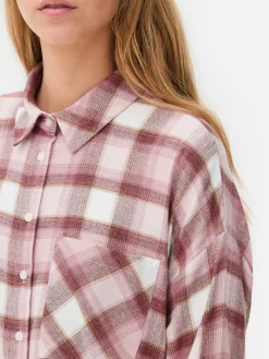 Camisa Xadrez Corte Boyfriend