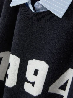 Camisa/camisola Malha Slogan Dois-em-um