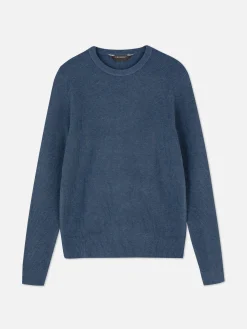 Camisola Canelada Decote Redondo