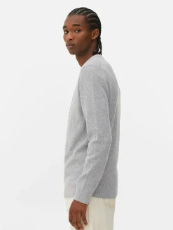 Camisola Canelada Decote Redondo