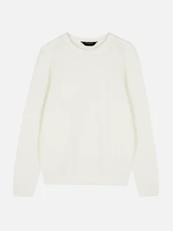 Camisola Canelada Decote Redondo