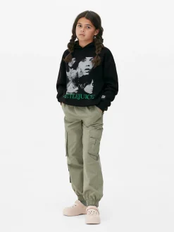 Camisola Capuz Gráfico Frente Beetlejuice