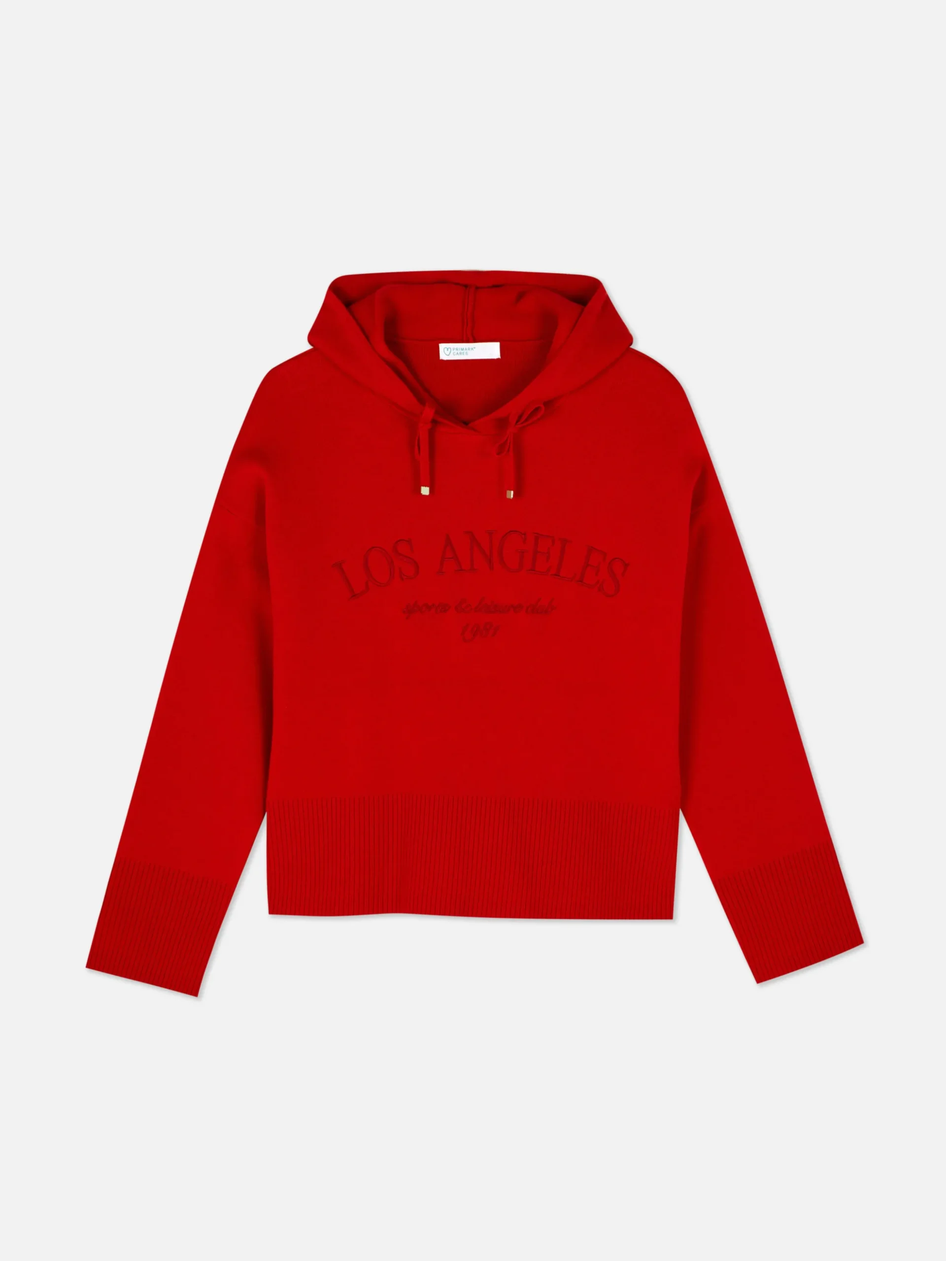 Camisola Capuz Malha Slogan