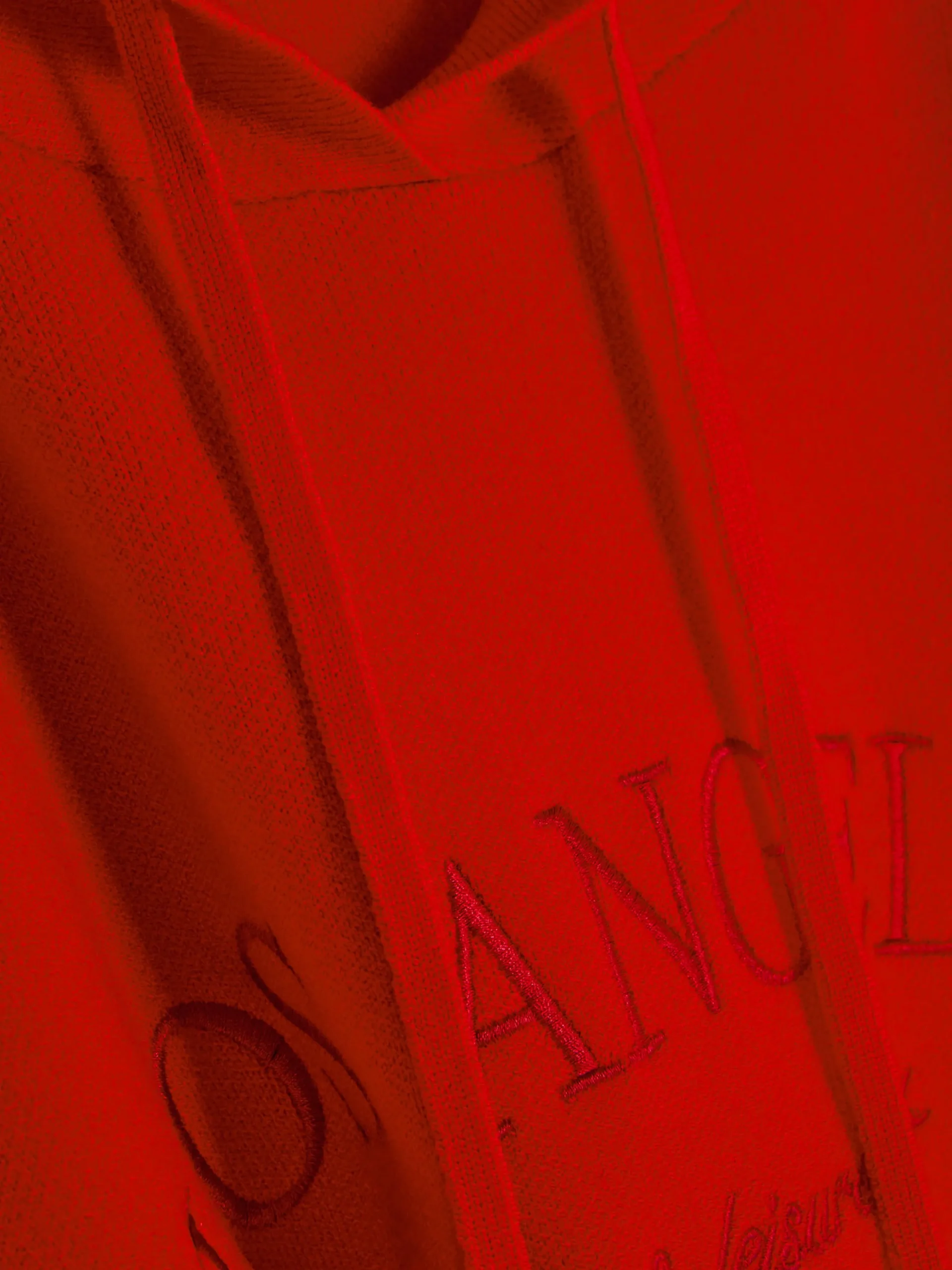 Camisola Capuz Malha Slogan