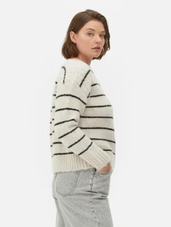 Camisola Corte Folgado Riscas