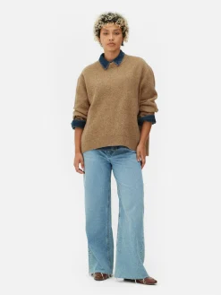 Camisola Corte Grande Gola Redonda