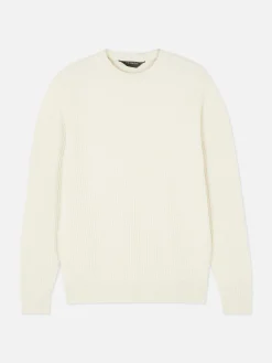 Camisola Decote Redondo Malha Entrançada