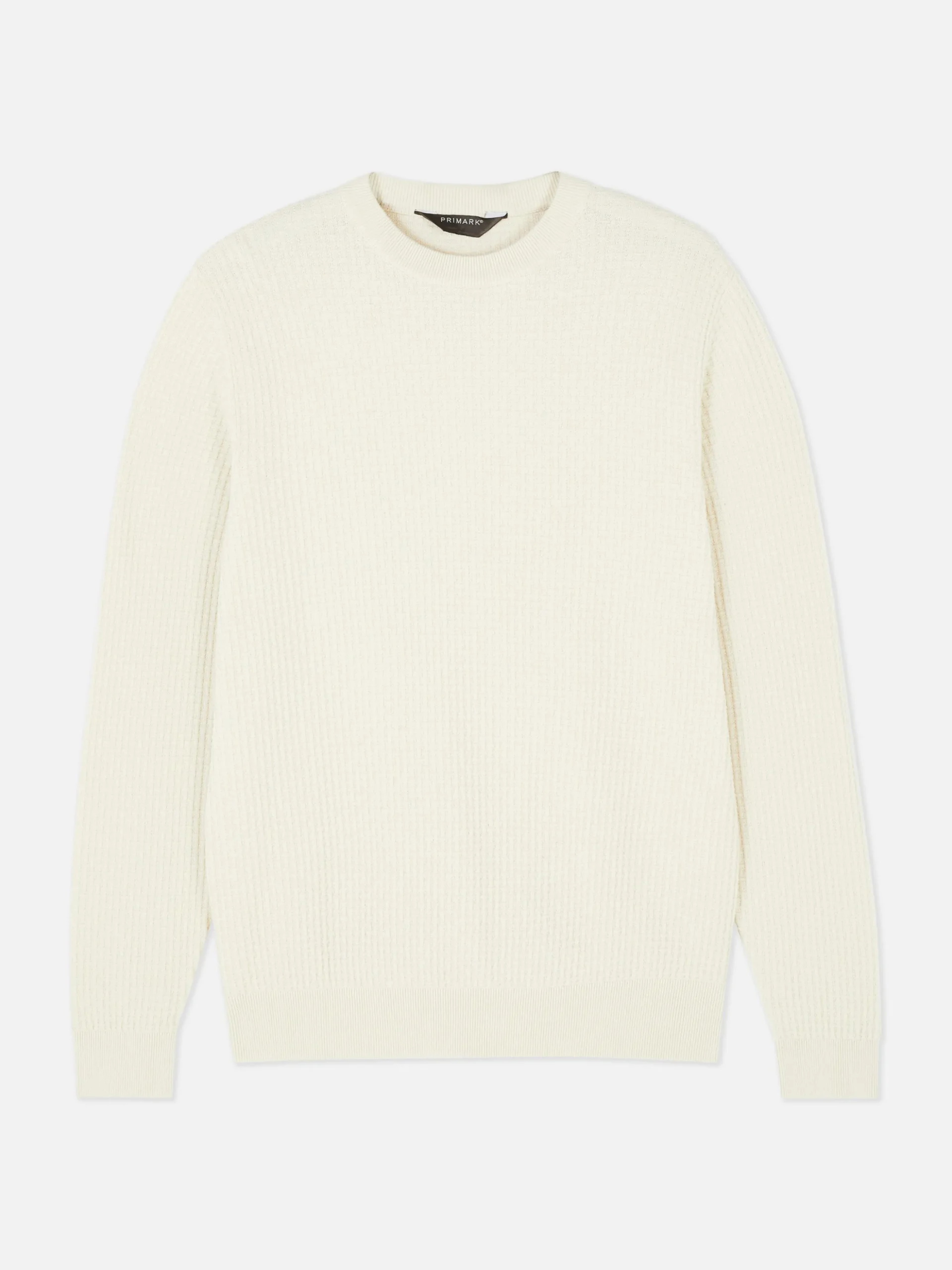 Camisola Decote Redondo Malha Entrançada