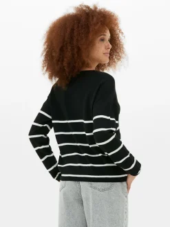 Camisola Decote V Malha Fina