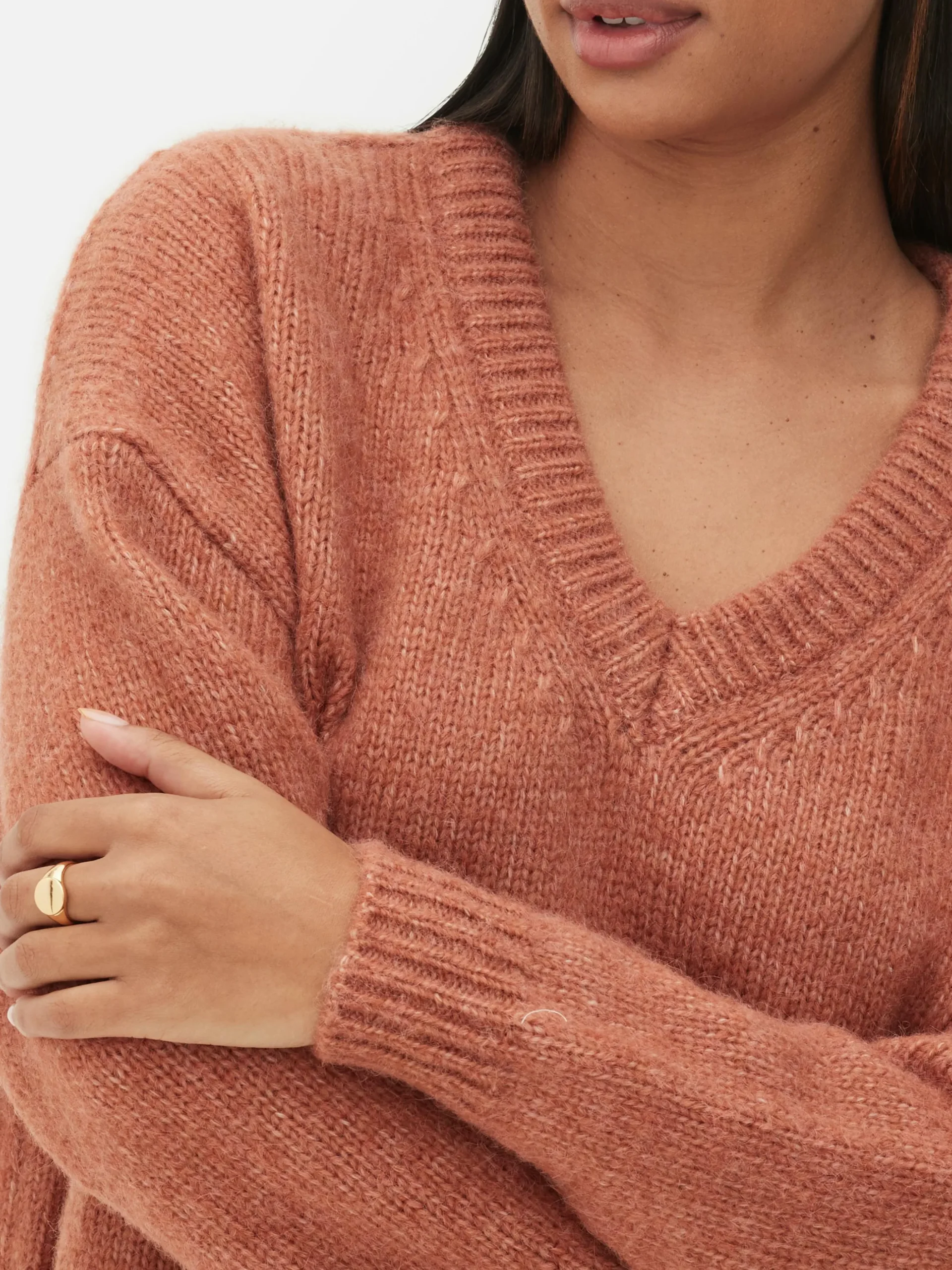 Camisola Decote V Regular