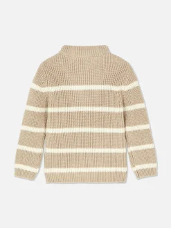 Camisola Gola Afunilada Riscas