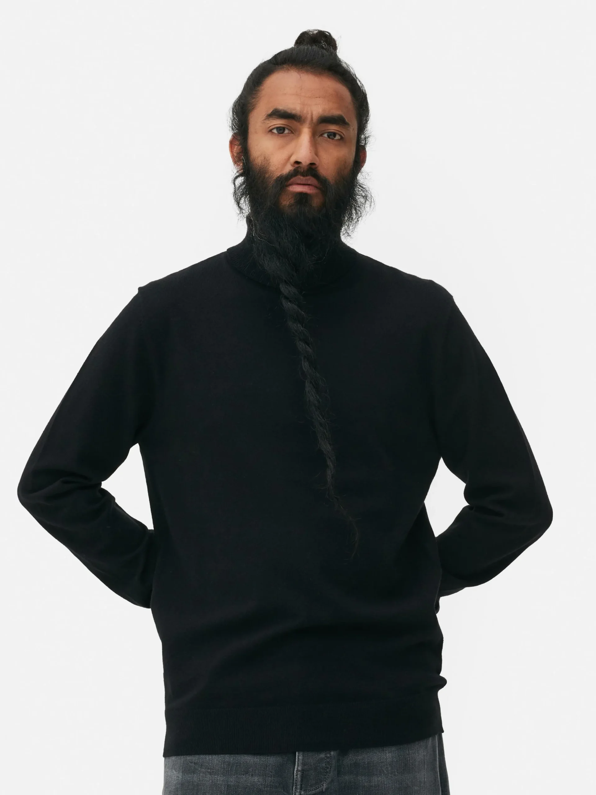 Camisola Gola Alta Malha Fina