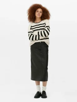 Camisola Gola Redonda Detalhe Botão