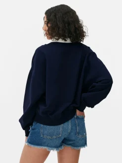 Camisola Gráfica Colarinho