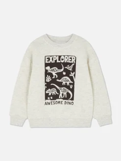 Camisola Gráfica Gola Redonda