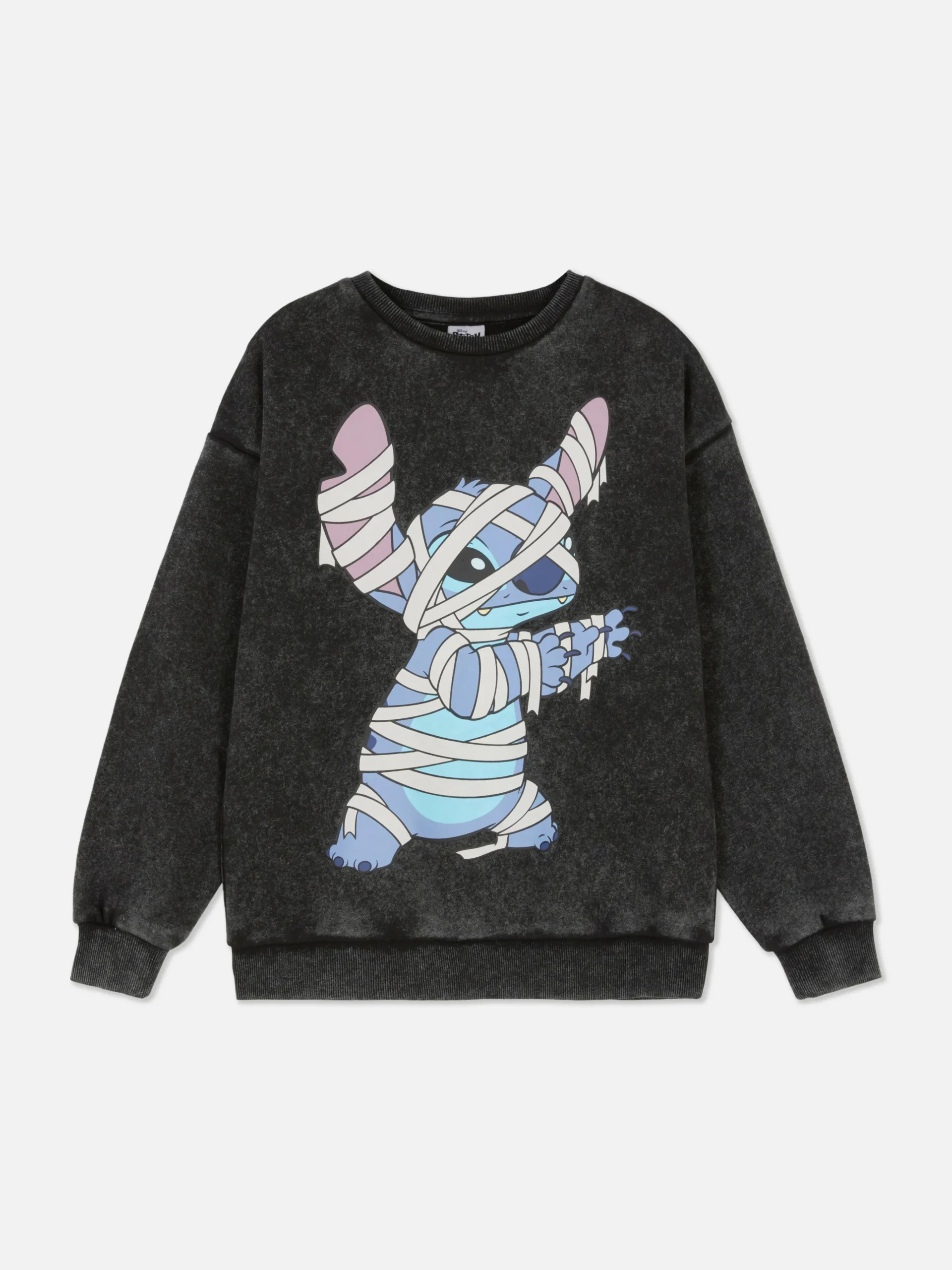 Camisola Lavagem ácida Disney Stitch